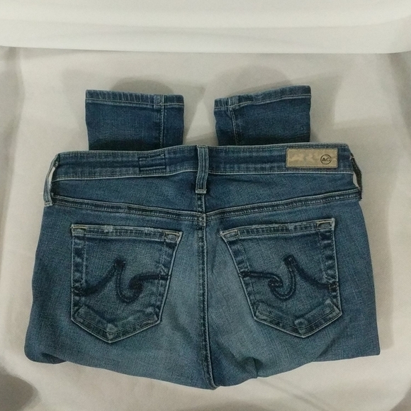 AG The Legging Ankle Super Skinny Distressed Medium Wash Jeans - size 25 - Picture 7 of 9